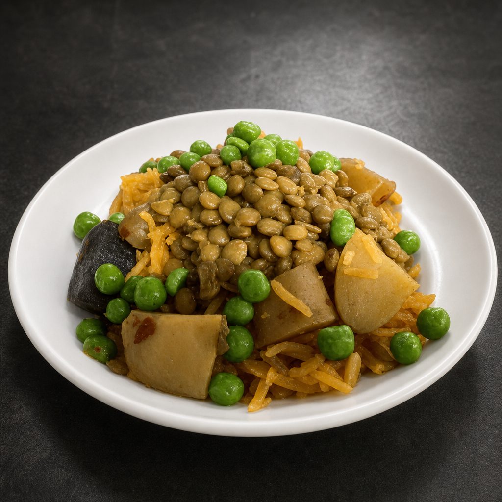 SIDE AFRICAN VEGETABLE DIRT RICE (V).