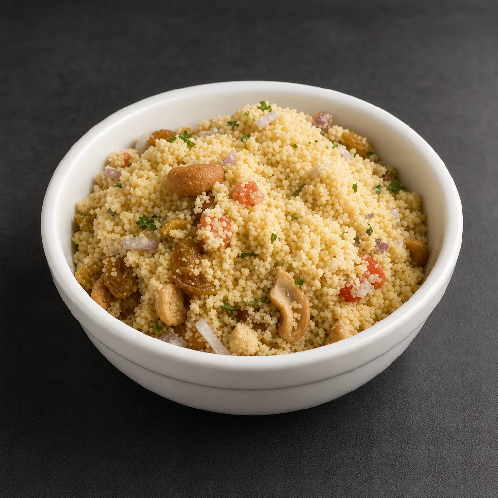 CASHEW COUSCOUS - (V) (VEGAN).