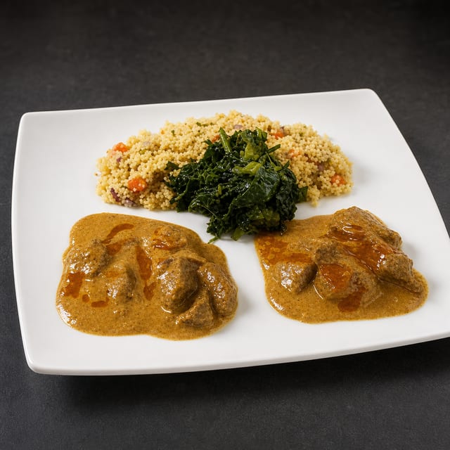 SPICED MOROCCAN LAMB.