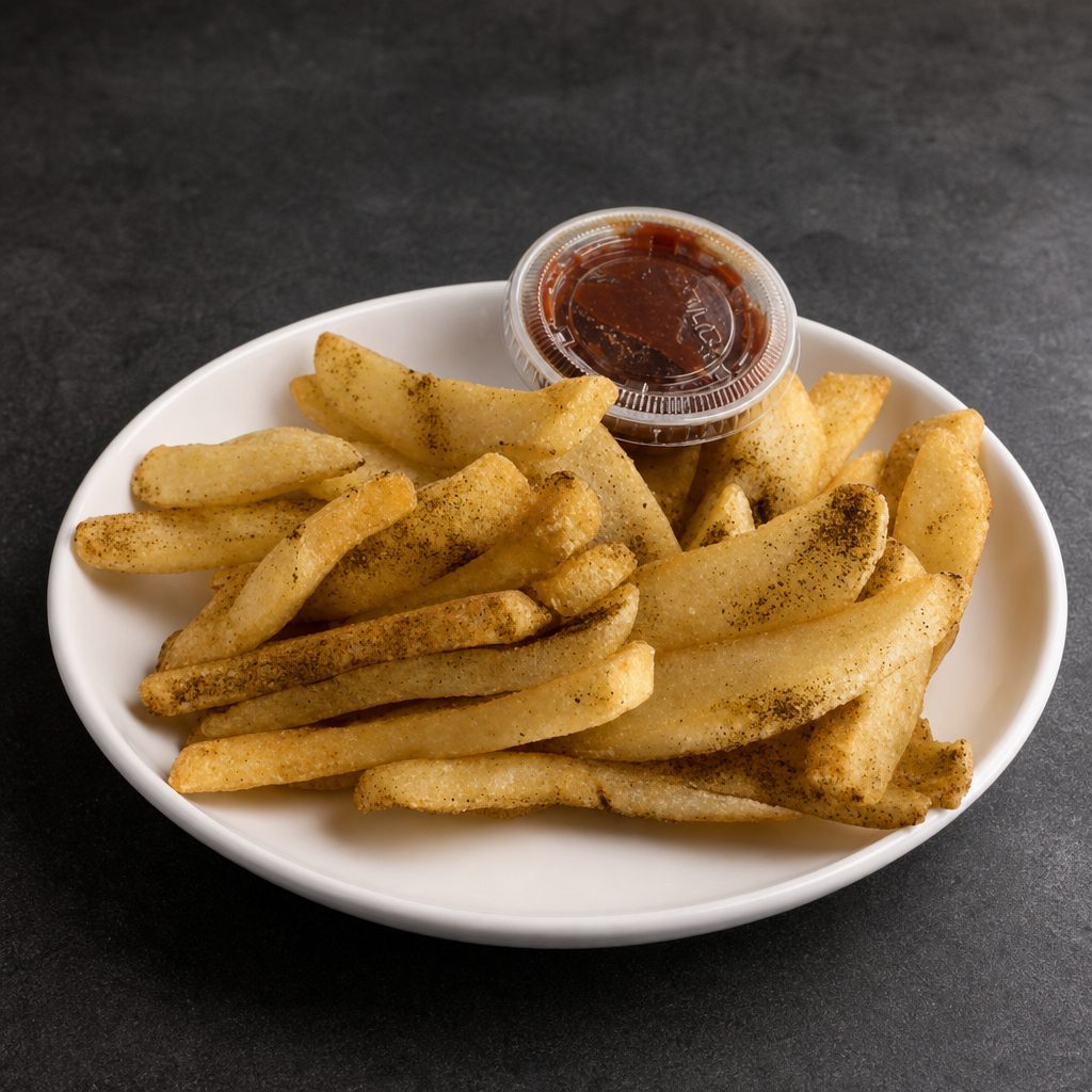 AFRICAN DRY-RUB MASALA FRIES - (Vegan) (GF).